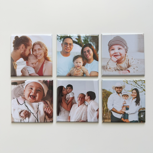 2.5"x2.5" Custom Photo Magnets