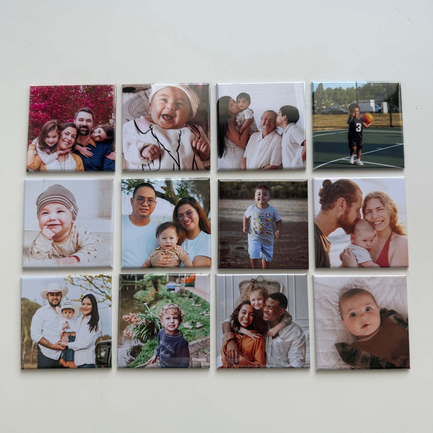 2.5"x2.5" Custom Photo Magnets